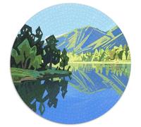 Mountain Peaks And Trees by The Lake Puzzle 1000 Pièces Educa Jouet En Bois Divertissement Créatif De L'art De La Décoration Scenery Jeu Éducatif Challenge Toy Adultes & Enfants Des 14 Ans 1000pcs (67