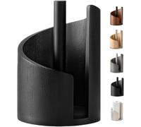 Mountain Porte-serviettes en papier 2026 en bois de manguier avec base en fer, fonctionnement à une main, convient aux rouleaux jumbo, porte-serviettes moderne pour comptoir de cuisine et salle de