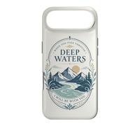 Mountain River Faith Verse Deep Waters Comfort Citation Coque pour iPhone Air