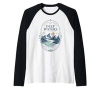 Mountain River Faith Verse Deep Waters Comfort Citation Manche Raglan
