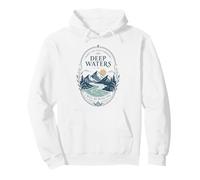 Mountain River Faith Verse Deep Waters Comfort Citation Sweat à Capuche