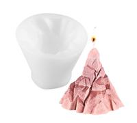 Mountain Shaped SiliconeMold- candleMaking Mould, Resin CastingMold, Easy Cleaning AromatherapyMold| DIY Epoxy candleMoldfor Ice Cubes, Soap, Plaster, Clay, Home Decoration, Handicraft