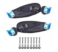 Mountain Skateboard Foot Holder Set Réduction des risques de glissement pour les randonnées aventureuses (boutons bleus)