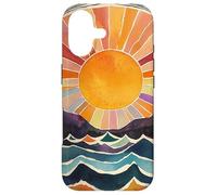 Mountain Sunrise Art Nature Lover Ocean Wave Sun Mandala Coque pour iPhone 17