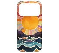 Mountain Sunrise Art Nature Lover Ocean Wave Sun Mandala Coque pour iPhone 17 Pro