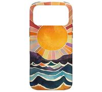 Mountain Sunrise Art Nature Lover Ocean Wave Sun Mandala Coque pour iPhone 17 Pro Max