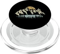 Mountain Sunset Nature Lake Forest Trees Outdoor Wildlife PopSockets PopGrip pour MagSafe