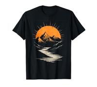 Mountain Sunset Nature Landscape T-Shirt