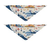 Mountain Symbols Pet Good Breathability Lot de 2 pièces pour un cadeau que les animaux veulent se déguiser 50,8 x 17,8 cm, 7,6 cm