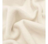 Mountain - Tissu en laine de cachemire, laine de manteau, velours - au mètre (Nature Ecru)