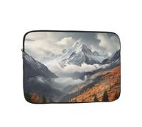 Mountain top Clouds Housse de protection pour ordinateur portable 12 pouces TSA résistante aux chocs et à l'eau