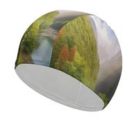 Mountain Valley Bonnet de bain haute élasticité pour cheveux longs courts et confortables pour réduire la traînée et protéger les cheveux
