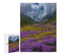 Mountain Valley Flowers Hike Puzzle 1000 Pièces Educa Jouet en Bois Cadeau Unique Décoration Intérieure Jeu Éducatif Challenge Toy Adultes Et Enfants À Partir De 14 Ans 500 PCS