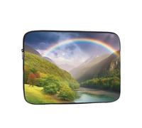Mountain Valley - Housse pour ordinateur portable de 12 pouces avec arc-en-ciel - Étanche et résistante aux chocs - Housse légère pour tablette