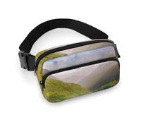 Mountain Valley Sac banane tendance avec sangle réglable pour entraînement en plein air cyclisme Unisexe Blanc 20 x 13 cm, blanc, 20x13cm, Sac banane