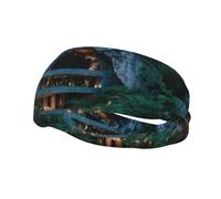 Mountain Village Bandeau de sport respirant léger et doux pour la peau pour la course à pied exercice en plein air