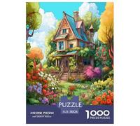 Mountain Village Cottage Puzzle 1000 Pièces Educa Jouet en Bois Divertissement Créatif De l'art De La Décoration Jeu Éducatif Challenge Toy Adultes & Enfants des 14 Ans 38x26cm/1000pcs
