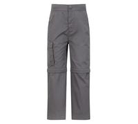 Mountain Warehouse Active Pantalon convertible pour enfants - Résistant au rétrécissement et à la décoloration, séchage rapide, fermeture éclair, pantalon décontracté pour garçons et filles