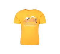Mountain Warehouse Adventure Seeker T-shirt léger pour enfants Protection UV Pour la randonnée d'été et les activités en plein air, jaune, 7-8 ans