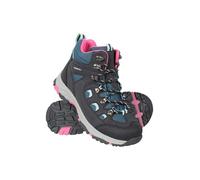 Mountain Warehouse Adventurer Bottines imperméables pour Enfant - Chaussures IsoDry avec Tige synthétique, Renforts Talon et Orteils - pour l'automne, l'hiver Bleu Marine 37
