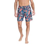 Mountain Warehouse Aruba Short de bain pour homme à séchage rapide, léger, cordon de serrage réglable, idéal pour les vacances et l'extérieur, Corail (imprimé), 3XL grande taille