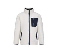 Mountain Warehouse Atlas Polaire Borg zippée pour Enfant - Sweat-Shirt Chaud et Confortable avec Poches Avant - Idéal pour Le Printemps, l'été, Le Camping, l'extérieur Beige 9-10 Ans