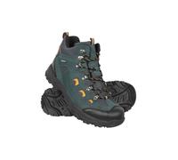 Mountain Warehouse Boots Hommes Adventurer - Chaussures imperméables, Textile & synthétique, adhérence supplémentaire - Chaussures pour la randonnée et Les treks Bleu 43.5