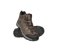 Mountain Warehouse Boots Hommes Adventurer - Chaussures imperméables, Textile & synthétique, adhérence supplémentaire - Chaussures pour la randonnée et Les treks Gris 43.5