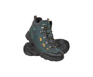 Mountain Warehouse Boots Hommes Adventurer - Chaussures imperméables, Textile & synthétique, adhérence supplémentaire - Chaussures pour la randonnée et Les treks Bleu 41