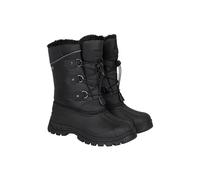 Mountain Warehouse Bottes de Neige Whistler pour Enfant - Résistantes à la Neige, Chaudes, Respirantes, Semelle Durable & à Haute adhérence -Idéales en Hiver Noir 34