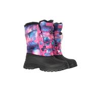 Mountain Warehouse Bottes de Neige Whistler pour Enfant - Résistantes à la Neige, Chaudes, Respirantes, Semelle Durable & à Haute adhérence -Idéales en Hiver Violet foncé 37
