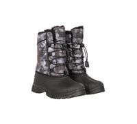 Mountain Warehouse Bottes de Neige Whistler pour Enfant - Résistantes à la Neige, Chaudes, Respirantes, Semelle Durable & à Haute adhérence -Idéales en Hiver Monochrome 37