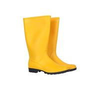 Mountain Warehouse Bottes de Pluie Splash pour Femme - Imperméables, Doublure en Tissu, Rembourrage en EVA, antidérapantes - Idéales pour Festivals, Jardin, Marche Jaune Moutarde 39
