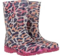 Mountain Warehouse - Bottes en caoutchouc pour enfants "Splashed", motif léopard MW2839 (33 UE) (Rose)