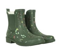 Mountain Warehouse - Bottes en caoutchouc pour femmes, fleurs, caoutchouc MW2880 (38 UE) (Kaki foncé)