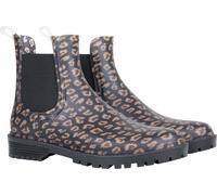 Mountain Warehouse - Bottes en caoutchouc pour femmes "Lynx", motif léopard MW3872 (41 UE) (Noir)