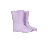 Mountain Warehouse Bottes en caoutchouc unies pour enfants - Imperméables, doublées en jersey doux, semelle antidérapante, garçons et filles - Printemps été, pluie, école, extérieur, Lilas Lot de 1