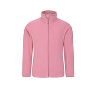 Mountain Warehouse Camber II Polaire à Fermeture éclair intégrale pour Enfant - Sweat-Shirt Confortable et léger, entièrement zippé et Anti-Boulochage - pour l'automne Rose 9-10 Ans