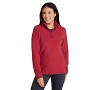 Mountain Warehouse Camber Polaire semi-zippée pour femme - Légère, Rouge, 20 Plus