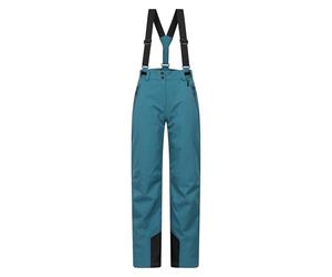 Mountain Warehouse Chalet Extreme Pantalon de ski imperméable pour femme, respirant, isolation thermique, pour le ski, le sport, la marche, vert foncé, 50 Grande taille