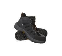 Mountain Warehouse Chaussures de randonnée Vibram imperméables - Coupe large, Tartan gris, 39 1/3 EU