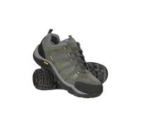 Mountain Warehouse Chaussures imperméables Hommes Field - Semelle Vibram, revêtement en Daim et Maille, séchage Rapide, Toute Saison - pour la Course, Les Voyages Gris 44