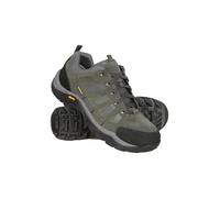 Mountain Warehouse Chaussures imperméables Hommes Field - Semelle Vibram, revêtement en Daim et Maille, séchage Rapide, Toute Saison - pour la Course, Les Voyages Gris 42