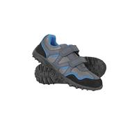 Mountain Warehouse Chaussures Mars pour Enfants - Légères, Confortables, Fermetures Scratch, adhérence Solide, Respirantes - pour Les Voyages Bleu Marine 28