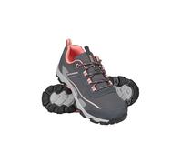 Mountain Warehouse Chaussures Softshell pour Enfants - Chaussures de Marche durables, avec Dessus Respirant, Doublure en Maille, Semelle Haute Traction - pour Les Voyages Gris Clair 34