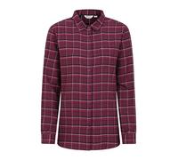 Mountain Warehouse Chemise Balsam en Flanelle brossée à Manches Longues - Chemise à Carreaux Respirante et légère pour Femme - pour Temps Froid Bordeaux 44