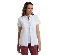 Mountain Warehouse Chemise Manches Courtes Femmes Coconut - 100% Coton, Poids léger, Chemisier Respirant, Doublure Maille - Voyage, Vie Quotidienne Blanc 38