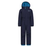 Mountain Warehouse Combinaison de Neige Cloud Kids - Combinaison de Neige Ajustable, Une pièce, Coutures étanches, Filles et garçons - pour la Pluie, Le Ski et l'hiver. Bleu Marine 13 Ans