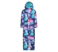Mountain Warehouse Combinaison de Neige Cloud Kids - Combinaison de Neige Ajustable, Une pièce, Coutures étanches, Filles et garçons - pour la Pluie, Le Ski et l'hiver. Violet Lumineux 5-6 Ans