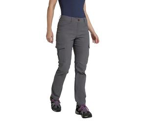 Mountain Warehouse Conniston Pantalon cargo pour femme - Pantalon extensible à séchage rapide et protection contre les UV - Idéal pour le printemps et la randonnée Gris 42